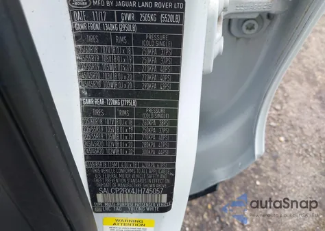 2018 Land Rover Discovery Sport Se from USA, damaged, VIN SALCP2RX4JH745057